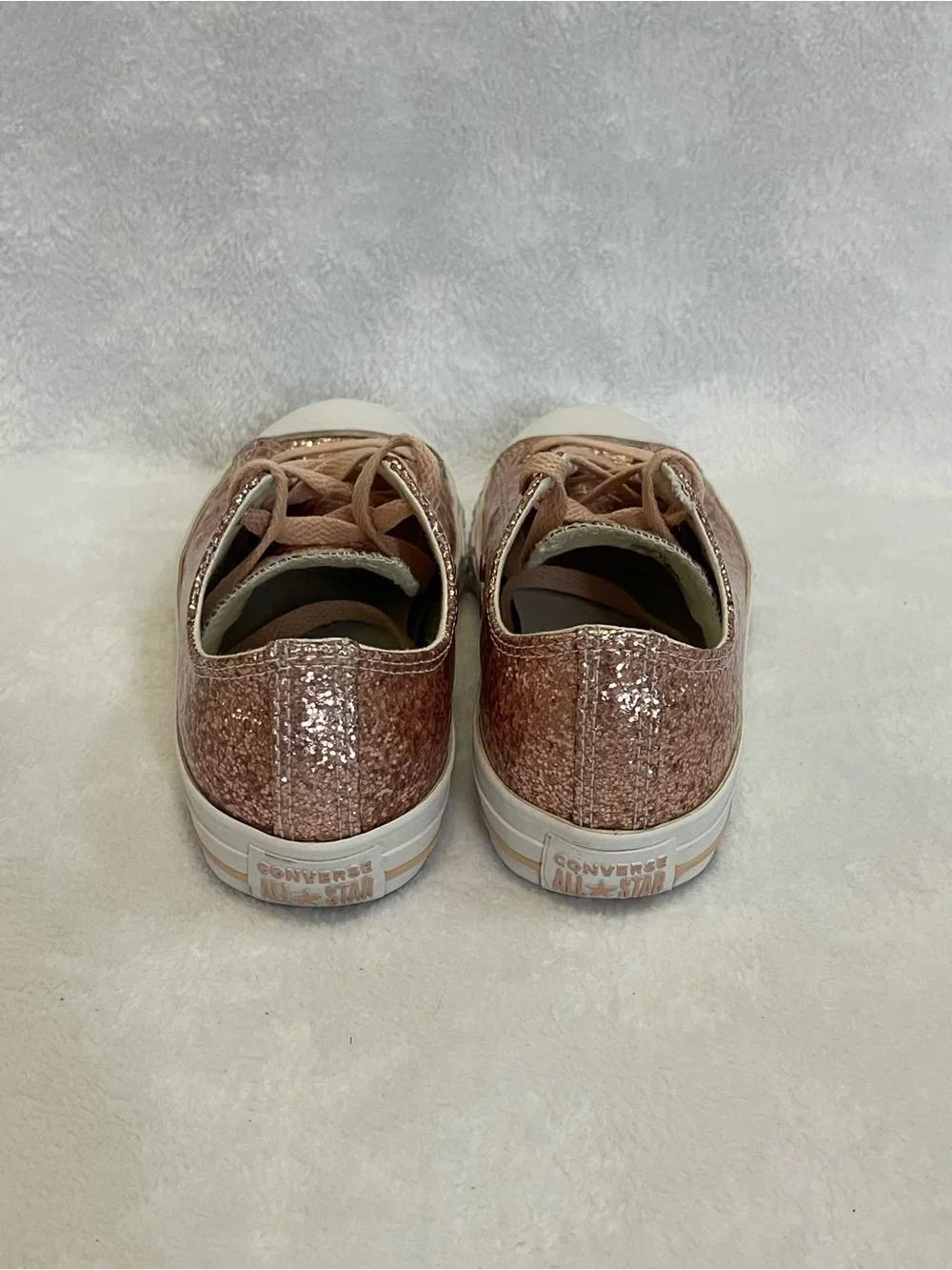 Converse All Star Chuck Taylor Girls Pink Glitter Shoes
